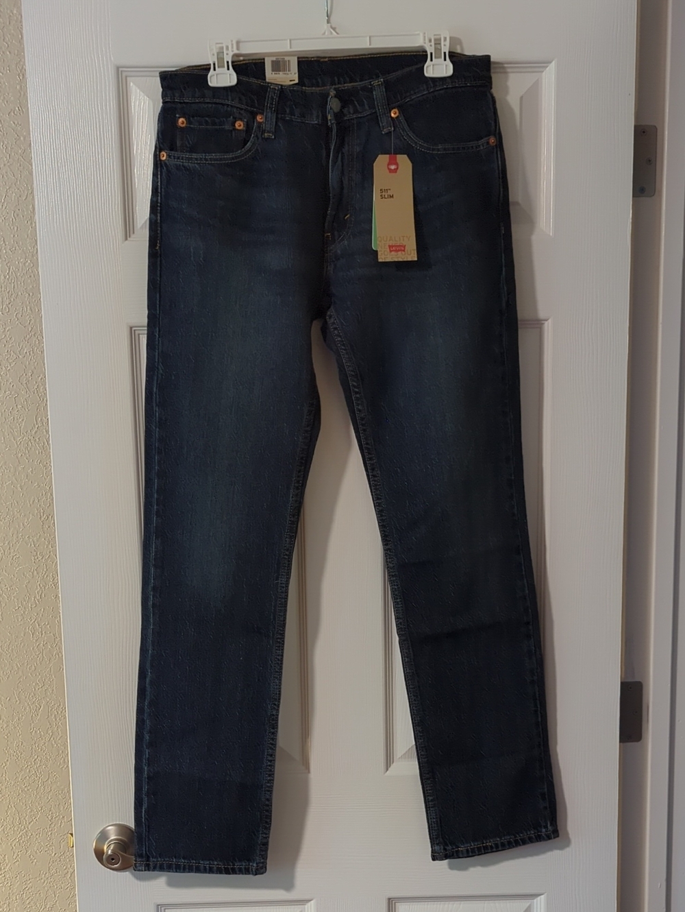 Levi's 511 Slim Straight Jeans in Dark Indigo Wash